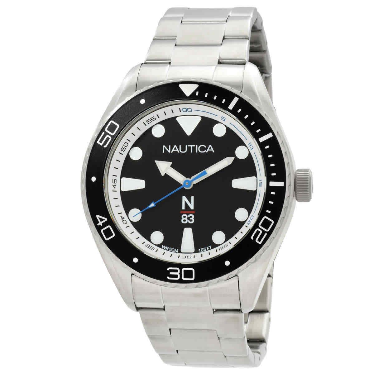 Nautica N83 Finn Wolrd Quartz Black Dial Watch NAPFWF117