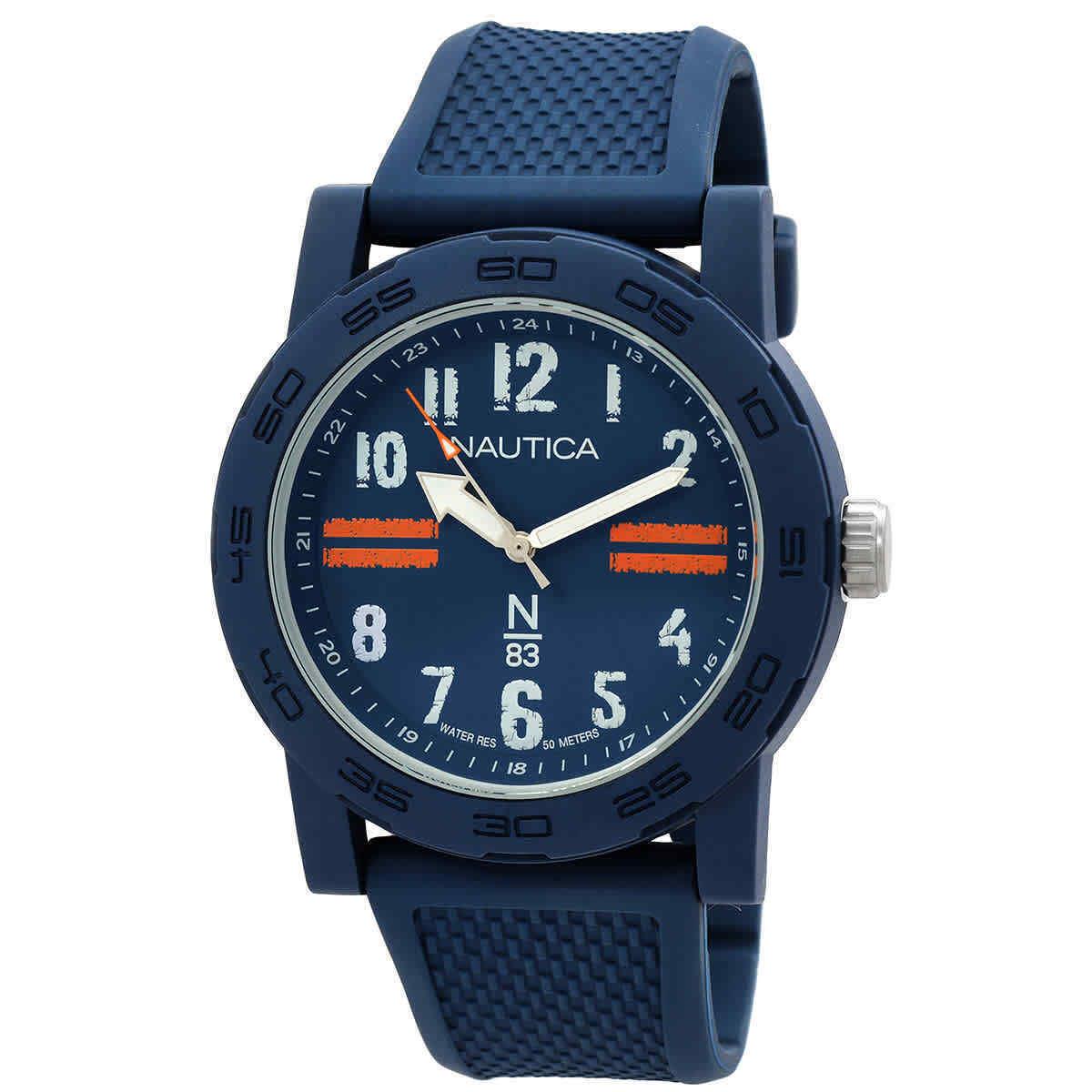 Nautica Ayia Triada Quartz Blue Dial Men`s Watch NAPATS306