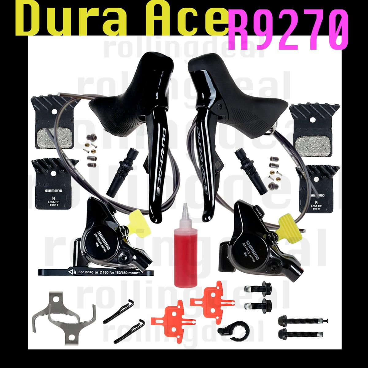 Shimano Dura Ace Di2 12spd ST-R9270+BR-R9270 Disc Brake Lever Shifter Set