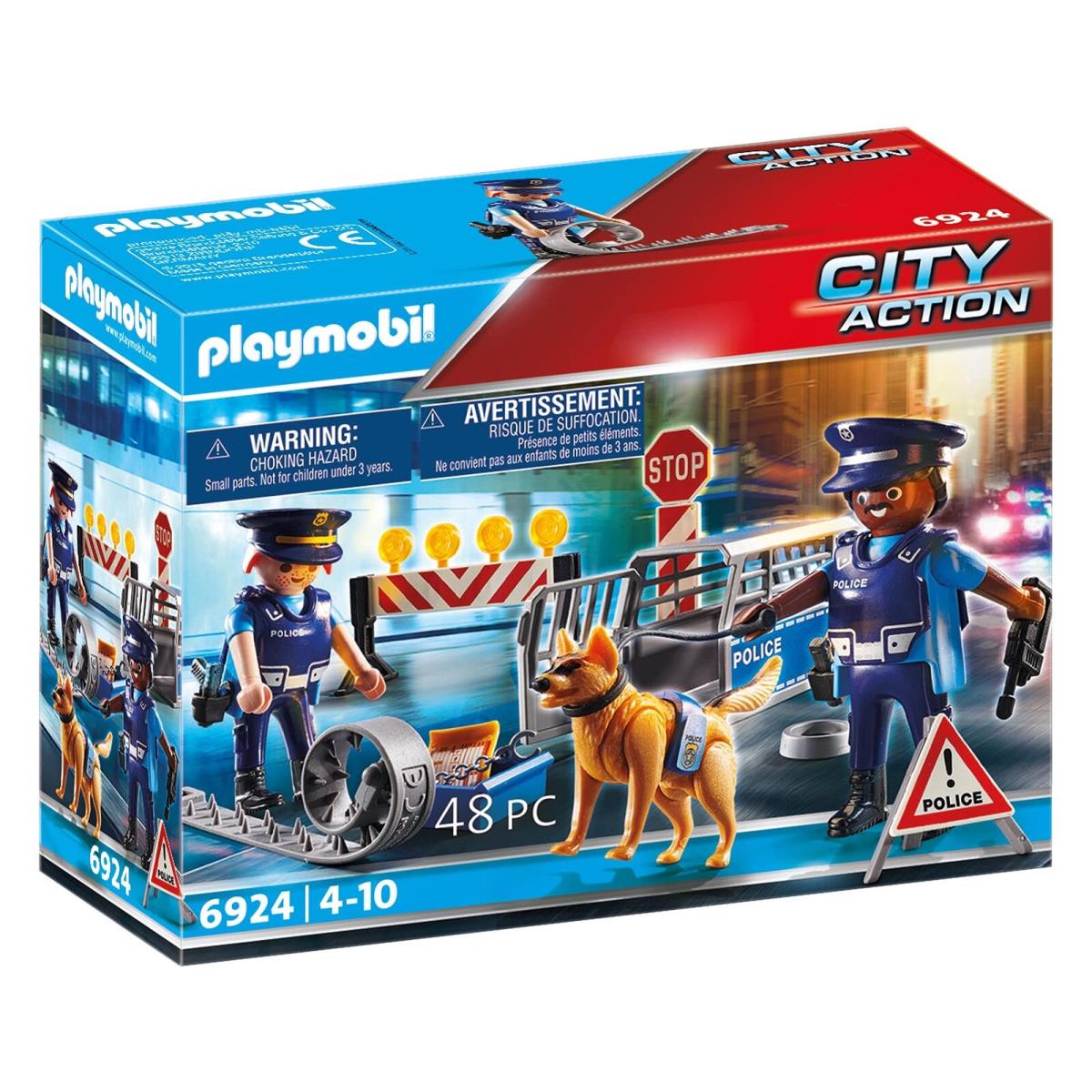 Playmobil 6924 City Action Police Roadblock For Children Aged 4+