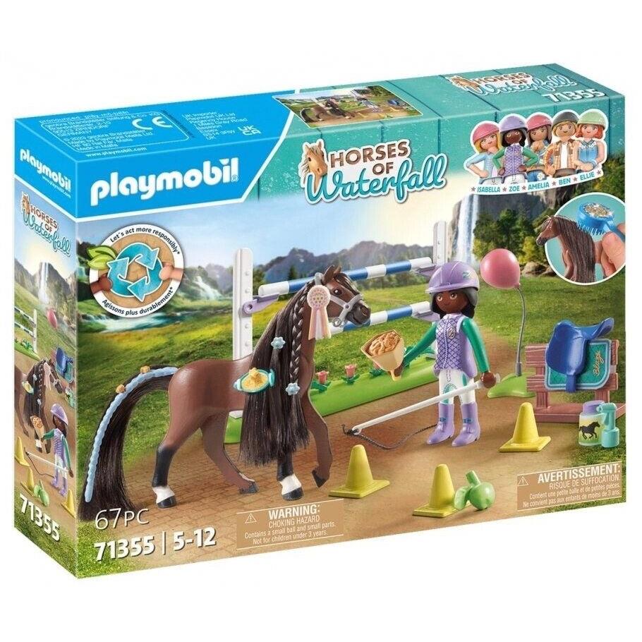 Playmobil 71355 Horses of Waterfall: Jumping Arena with Zoe and Blaze