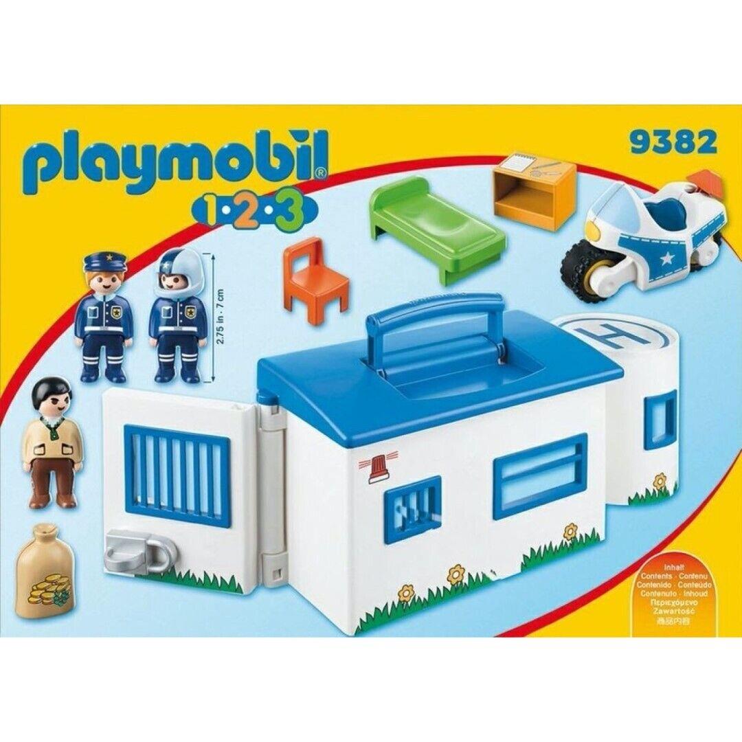 Playmobil 9382 P Enosn Policejn Stanice 1.2.3