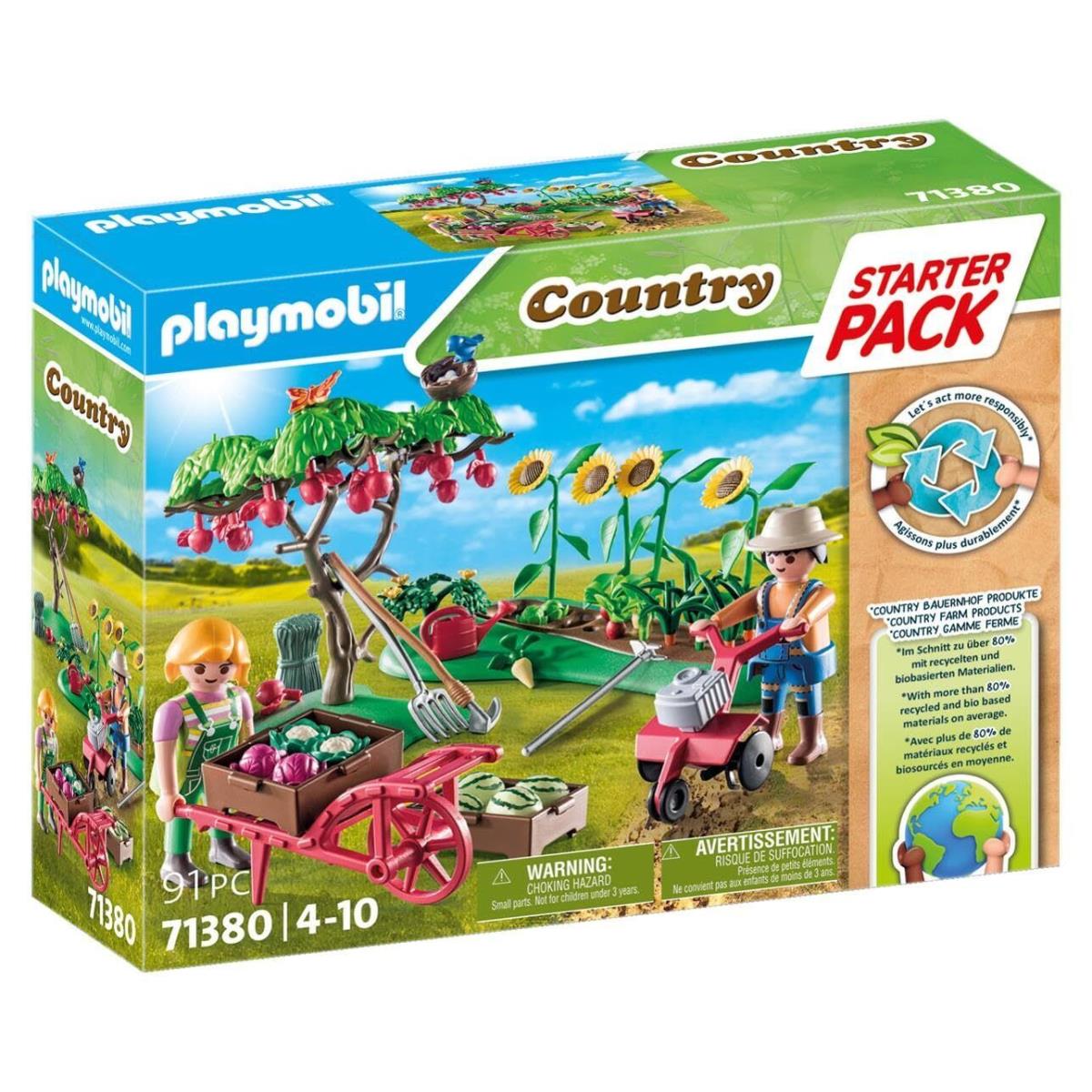 Playmobil 71380 Country Vegetable Garden Starter Pack Organic Farm Sustainable