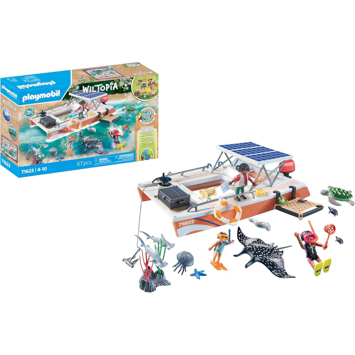 Playmobil Wiltopia: Coral Reef Examination 71623 Building Toy Set 67-Pieces