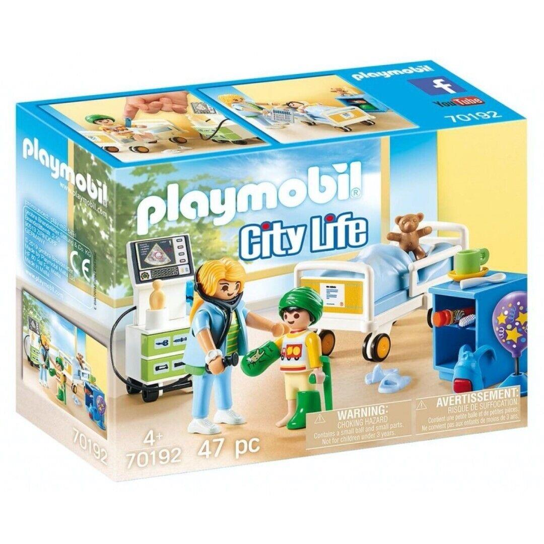 Playmobil 70192 City Life: Children`s Hospital Room