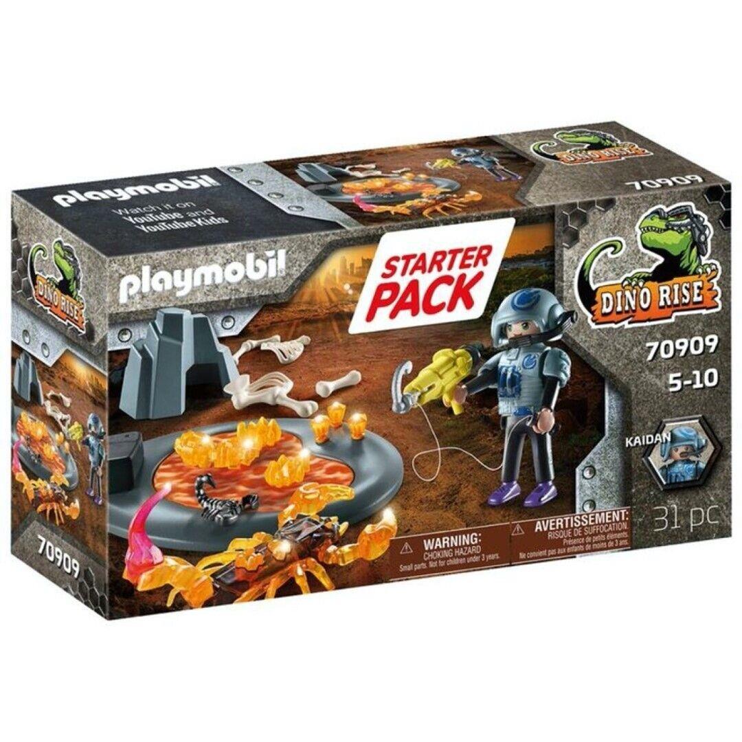 Playmobil 70909 Dino Rise: Starter Pack Fighting The Fire Scorpion