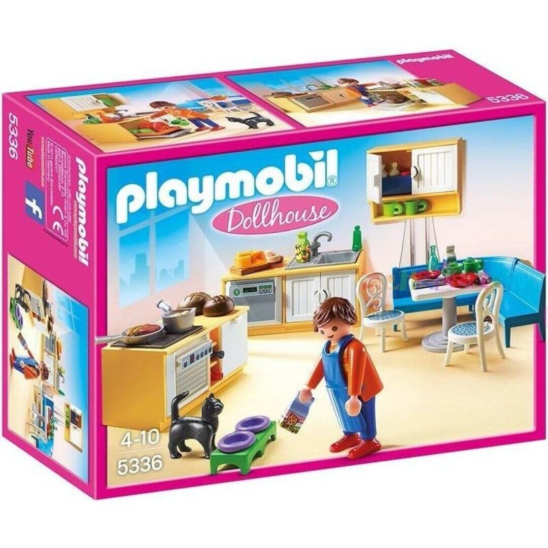 Playmobil 5336 Dollhouse: Kitchen with Dining Area