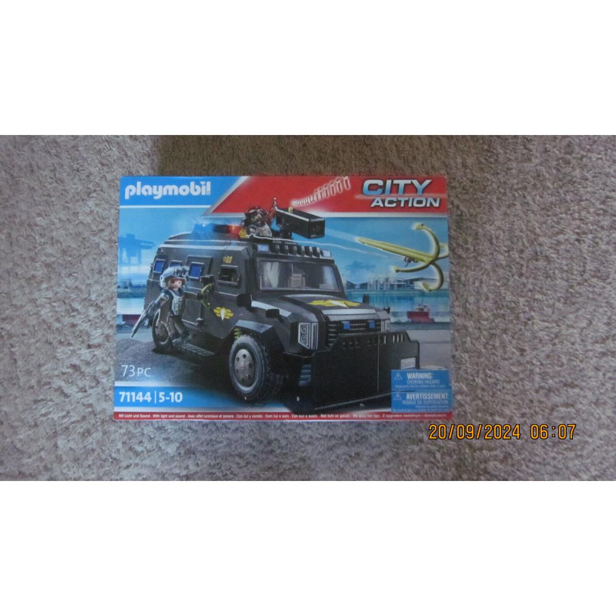 Playmobil City Action Tactical Unit All-terrain Vehicle 71144/5-10