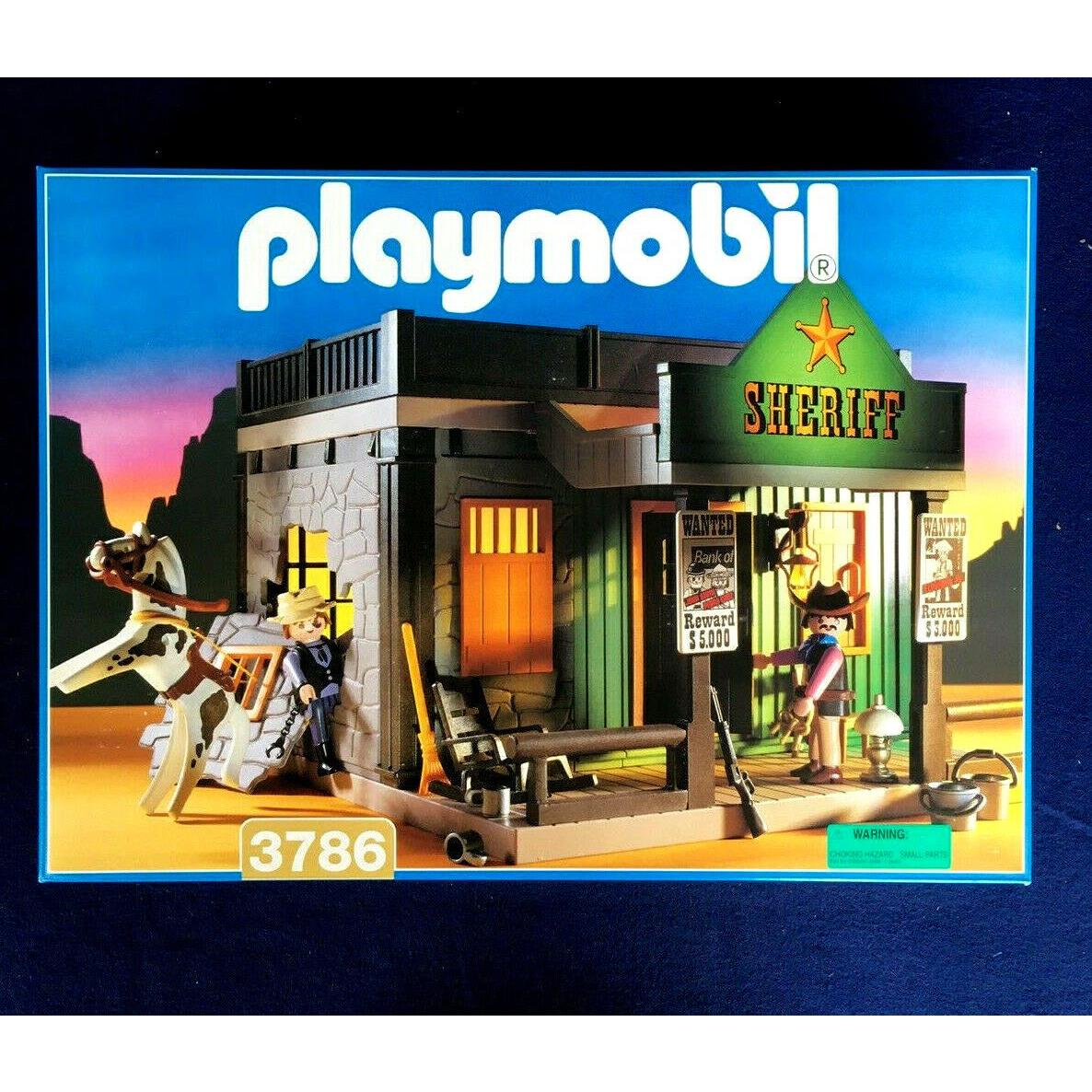 Playmobil 3786 Sheriff`s Office - Mint in Box Misb From 1990s