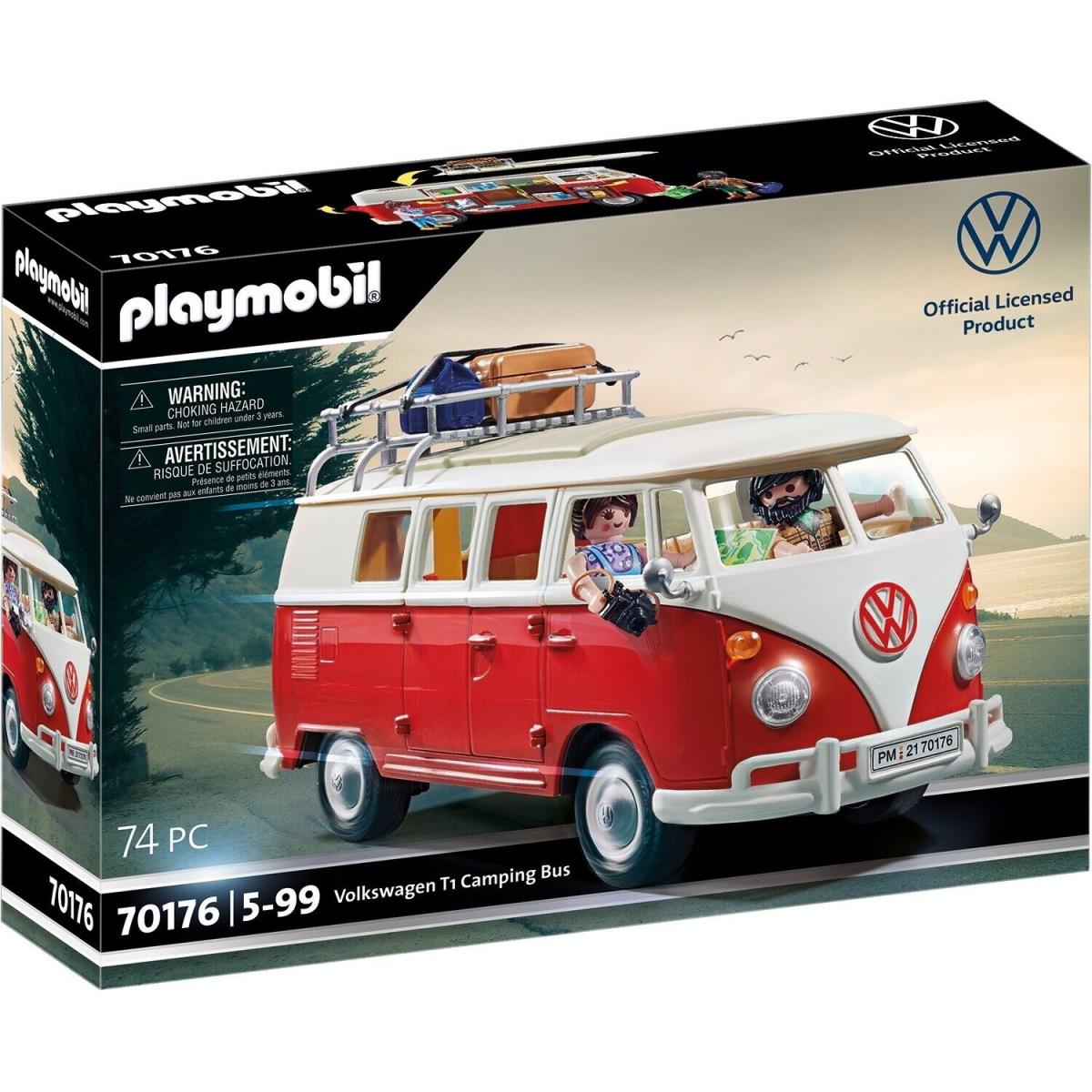 Playmobil 70176 Volkswagen T1 Camping Bus Camper Motorhome Toy Model VW Official