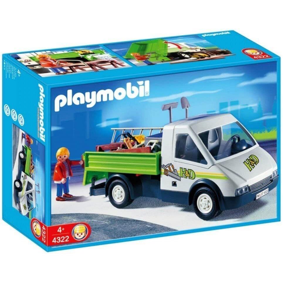 Playmobil Pickup Delivery Truck Play Set 4322 Retired