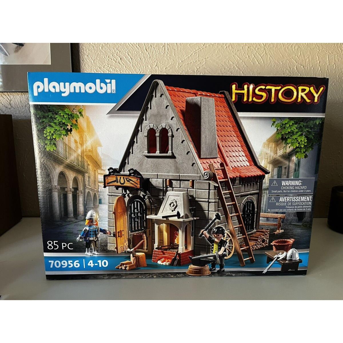 Playmobil History 70956 Medieval Blacksmith`s Forge Boxed