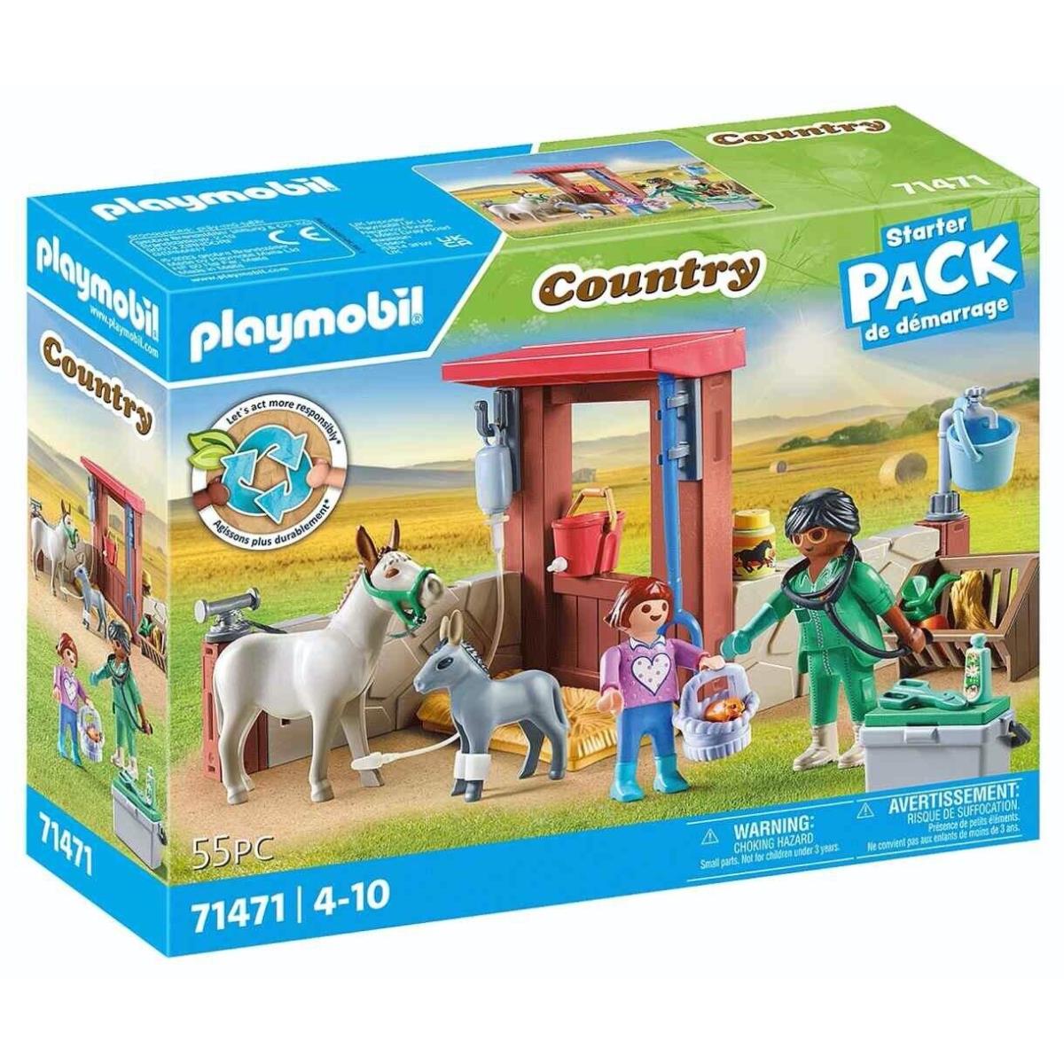 Playmobil 71471 Country: Veterinary Mission with The Donkeys