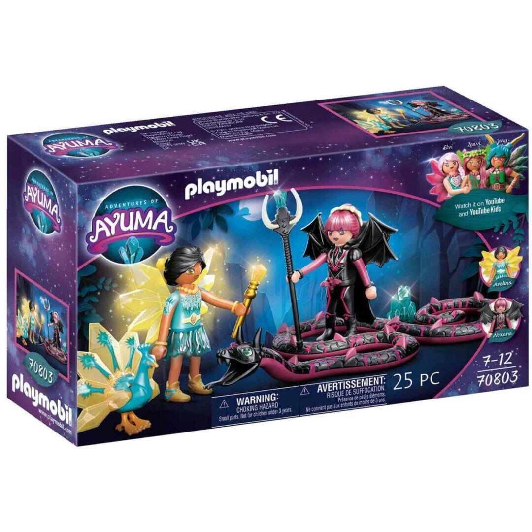 Playmobil 70803 Ayuma: Crystal Fairy and Bat Fairy with Fairy Animal Souls