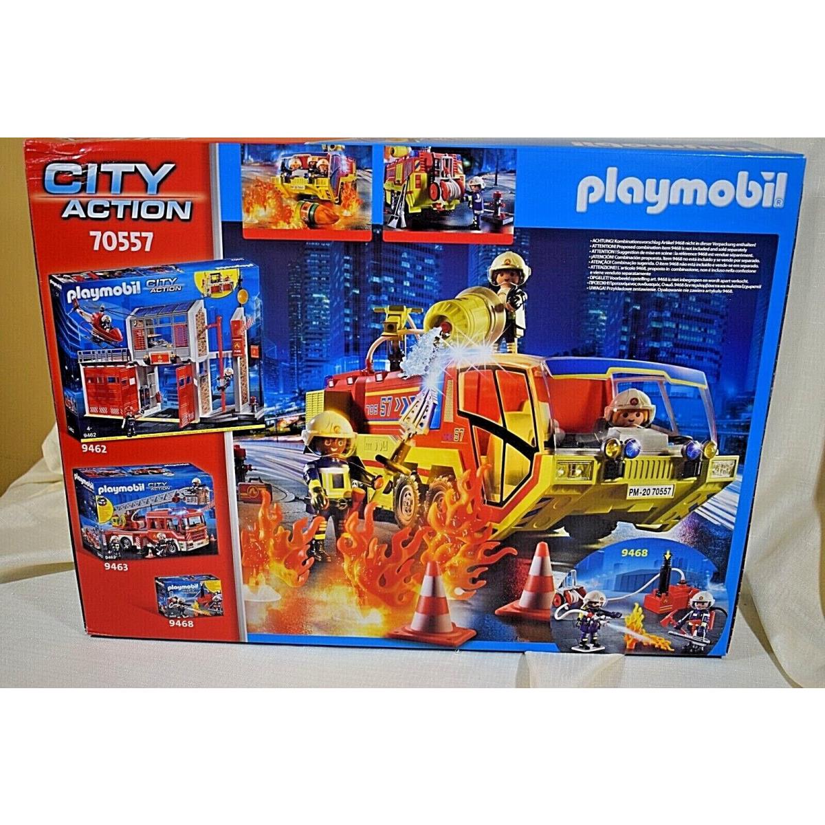 Playmobil City Action Fire Engine with Truck 189 Pcs 70557 822TT46