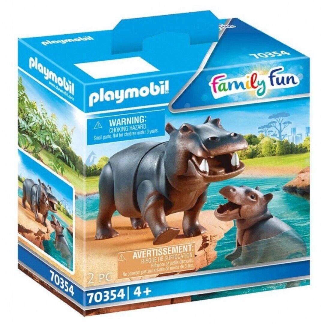 Playmobil 70354 Family Fun: Hippopotamus with Baby