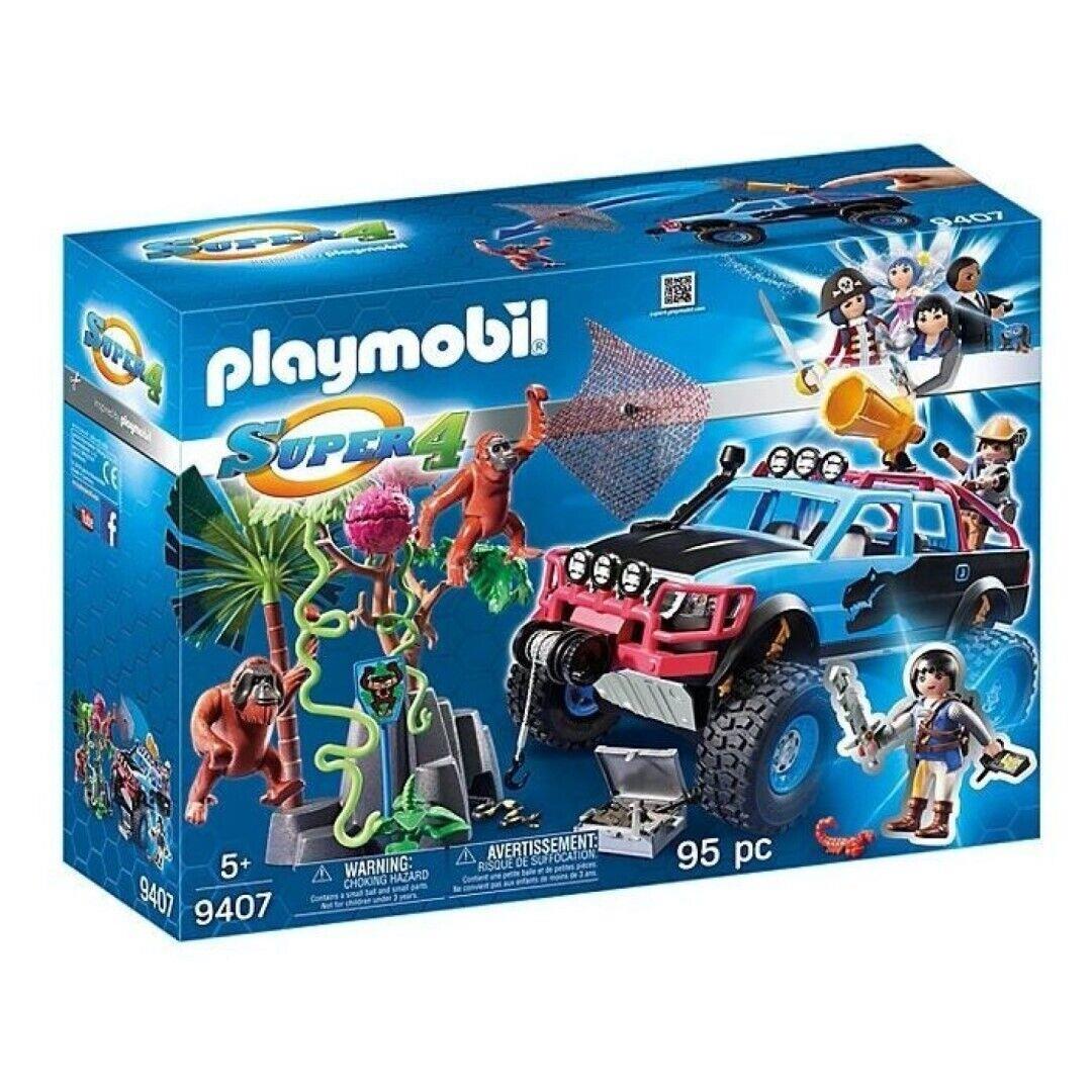 Playmobil 9407 Super 4: Monster Truck with Alex and Rock Brock