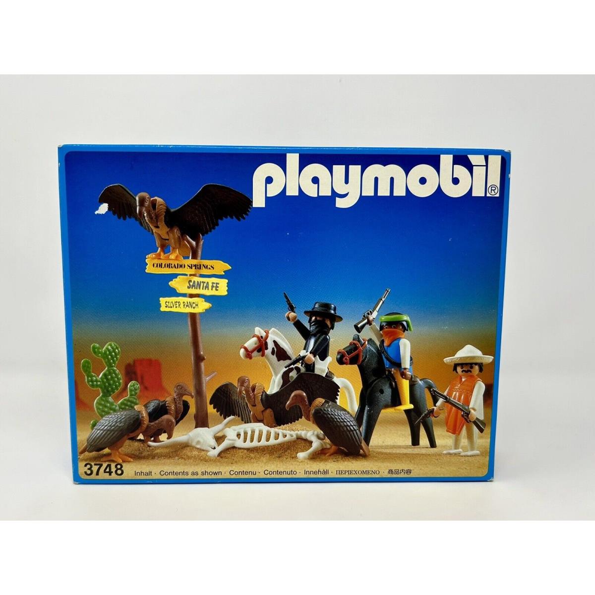 Vintage Playmobil 3748 Western Bandits L36 1990