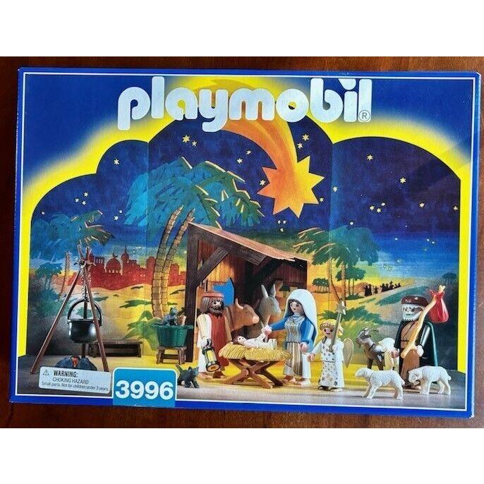 Playmobil 3996 Nativity Manger Mint in Box w/ Instructions. 2000