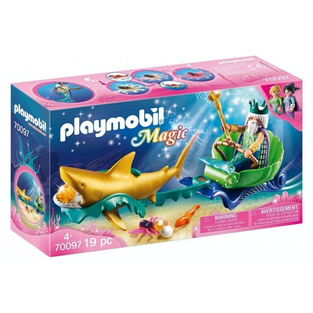 Playmobil 70097 Magic: The Sea King with The Shark Carriage