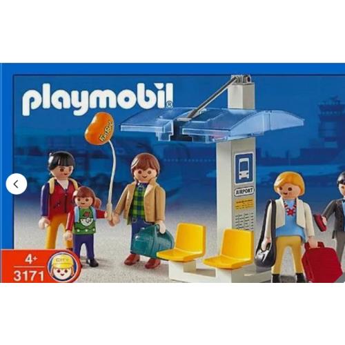 Playmobil 3171 Bus Stop Retired