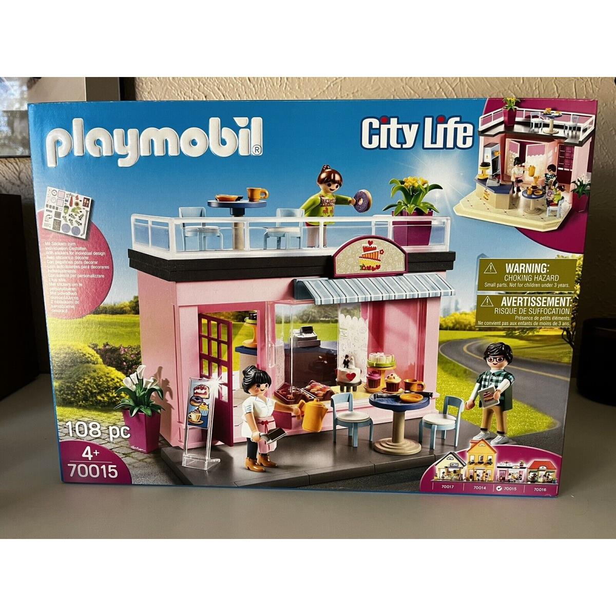 Playmobil 70015 City Life My Little Town Cafe with Cakes Retired Rare Box