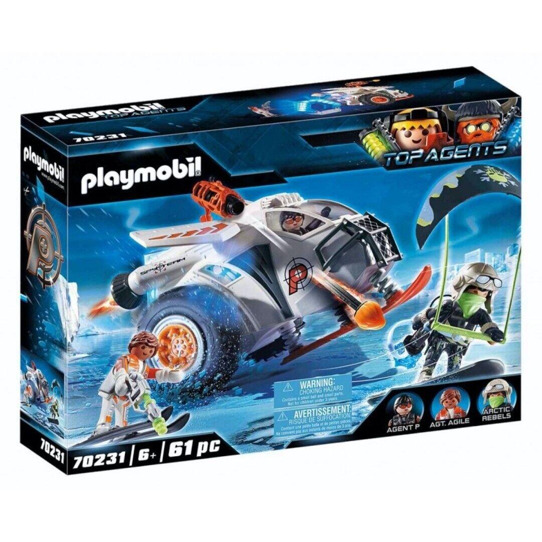 Playmobil 70231 Top Agents: Spy Team Snow Glider