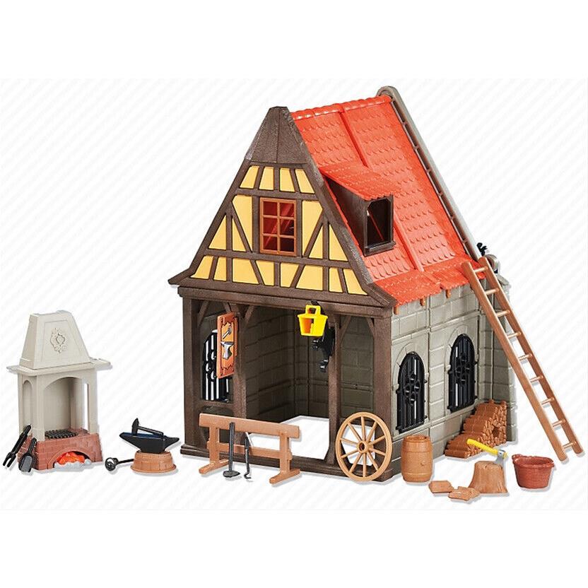 Playmobil 6329 - Medieval Blacksmith Forge/house - Vintage Mint Box 2016