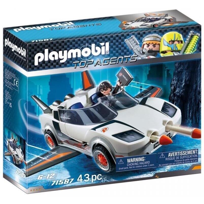 Playmobil 71587 Top Agents: Agent and Spy Racer