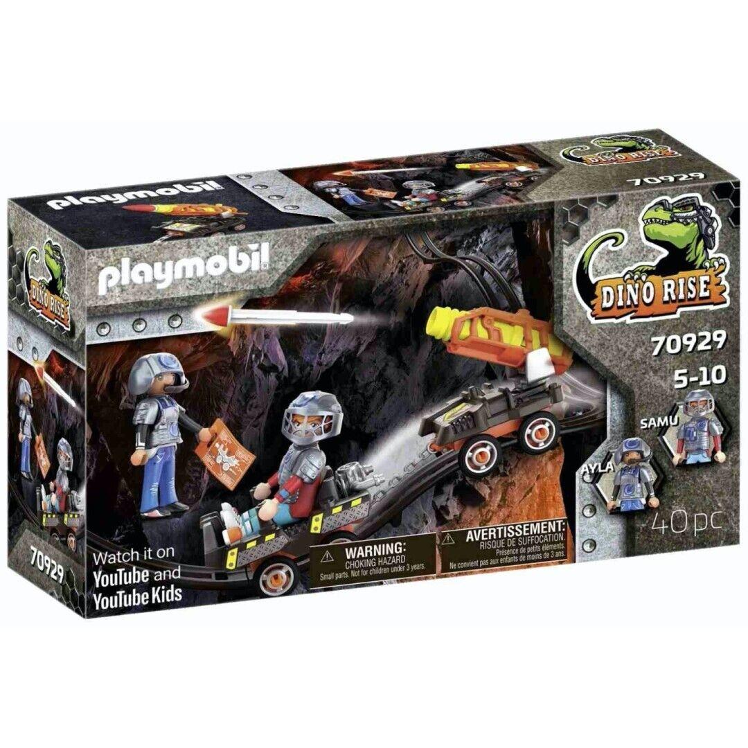 Playmobil 70929 Dino Rise: Mining Cart with Rockets