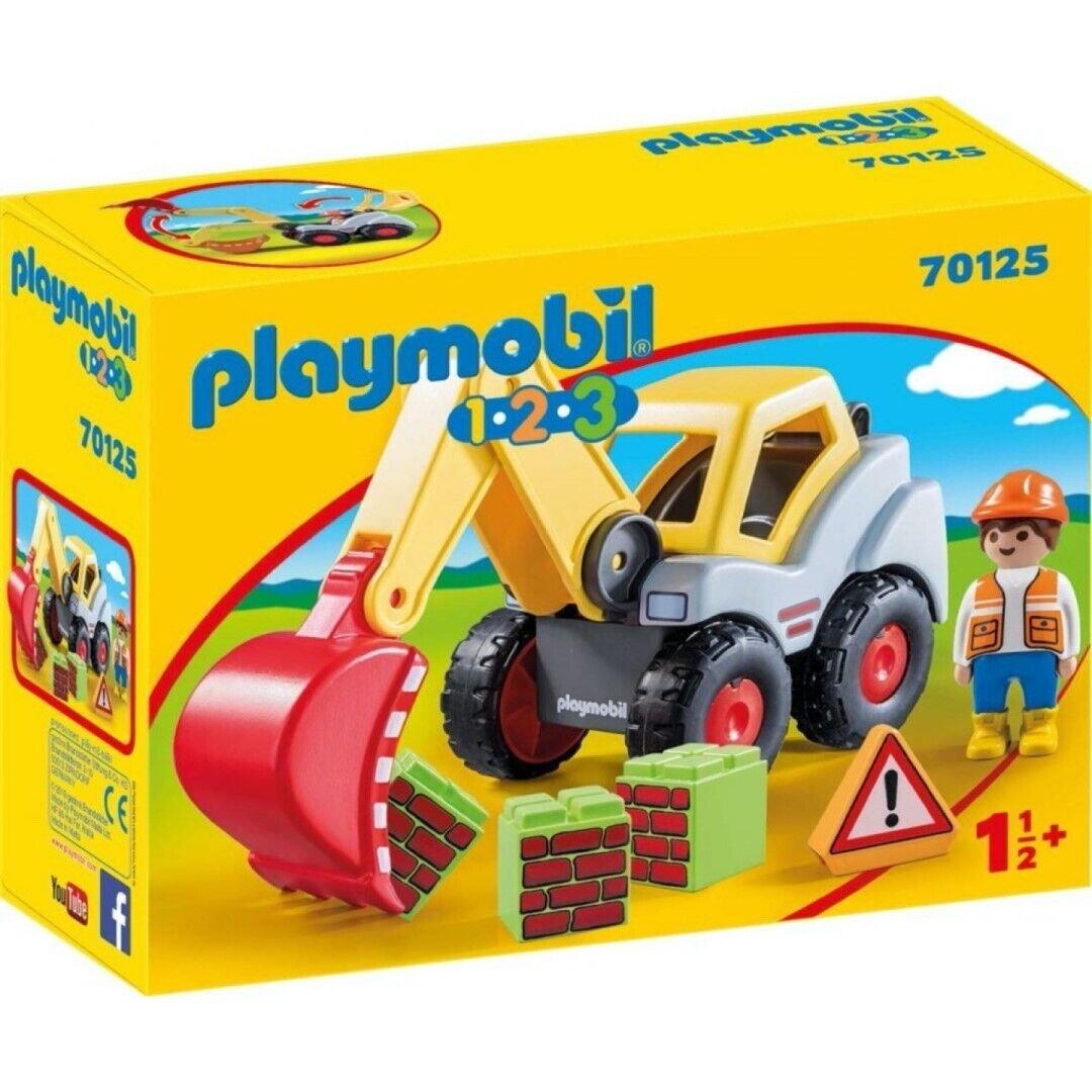 Playmobil 70125 Excavator 1.2.3