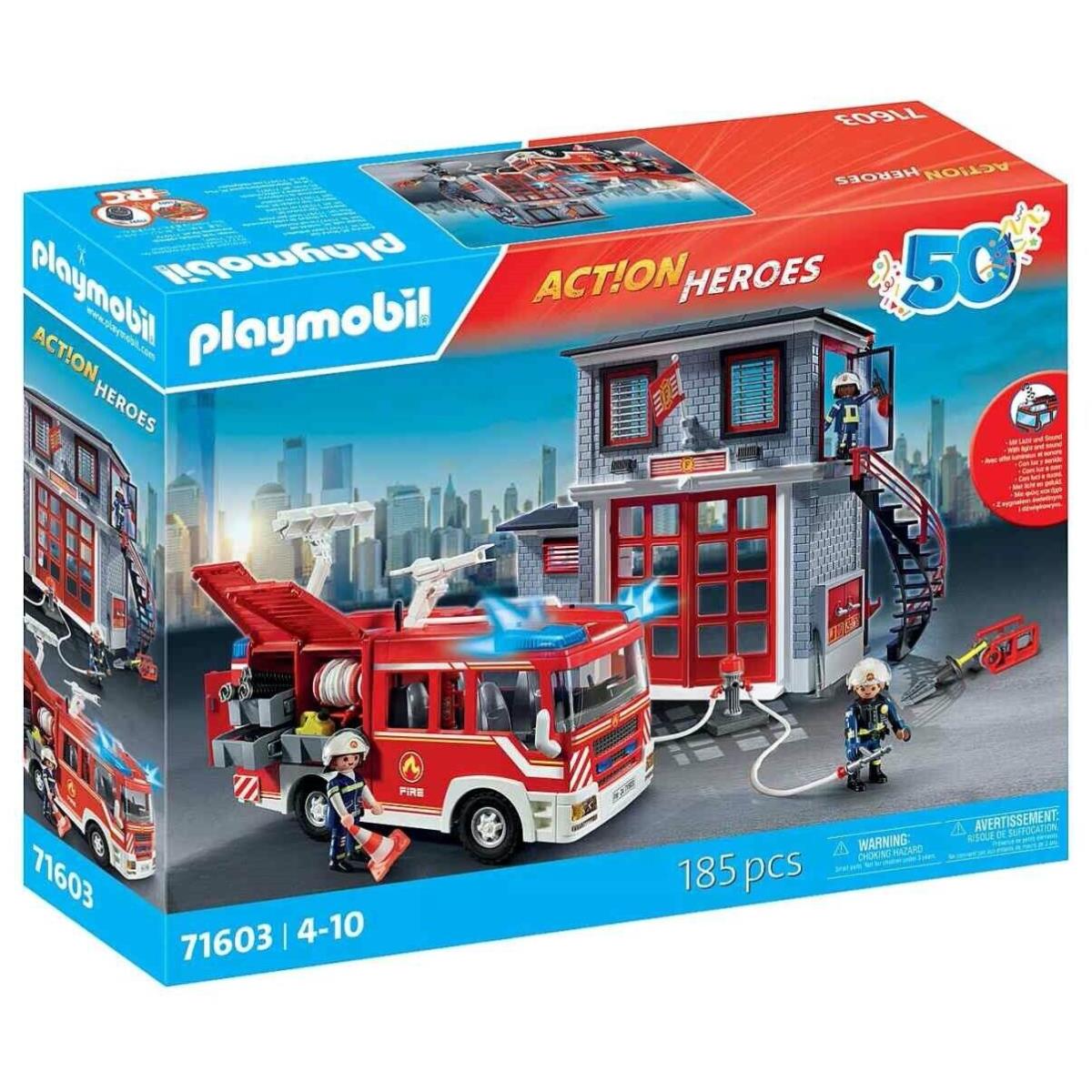 Playmobil 71603 Action Heroes: Fire Rescue Mega Set