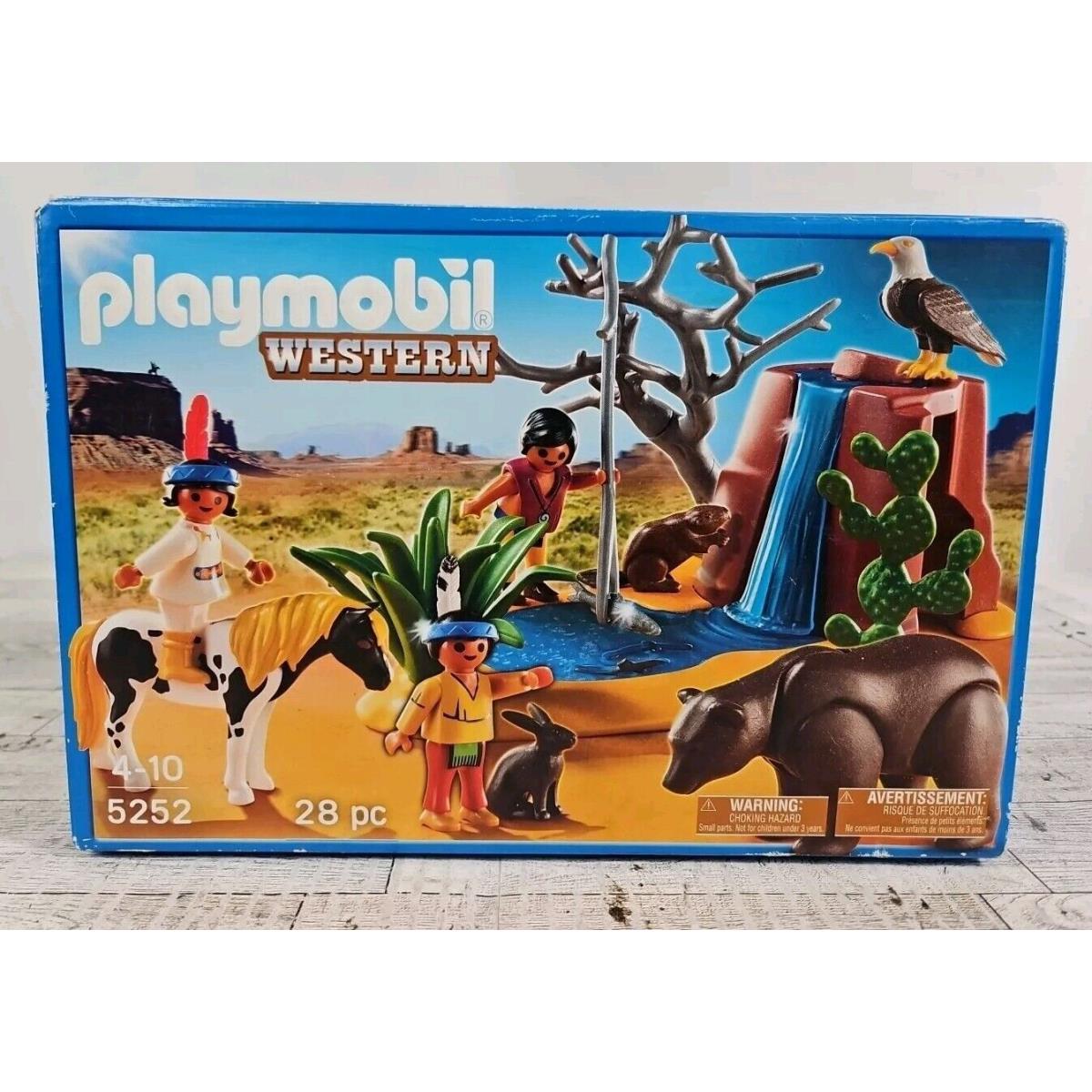 Vintage 2012 Playmobil Western 5252 Native American Set Playset Geobra