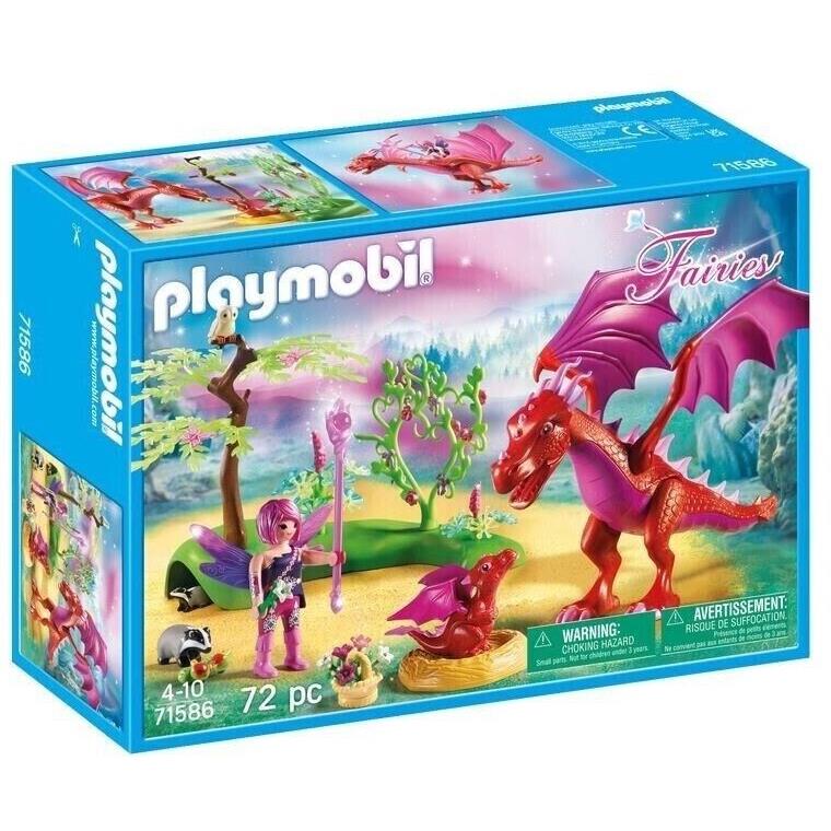 Playmobil 71586 Fairies: Mother Dragon with Baby