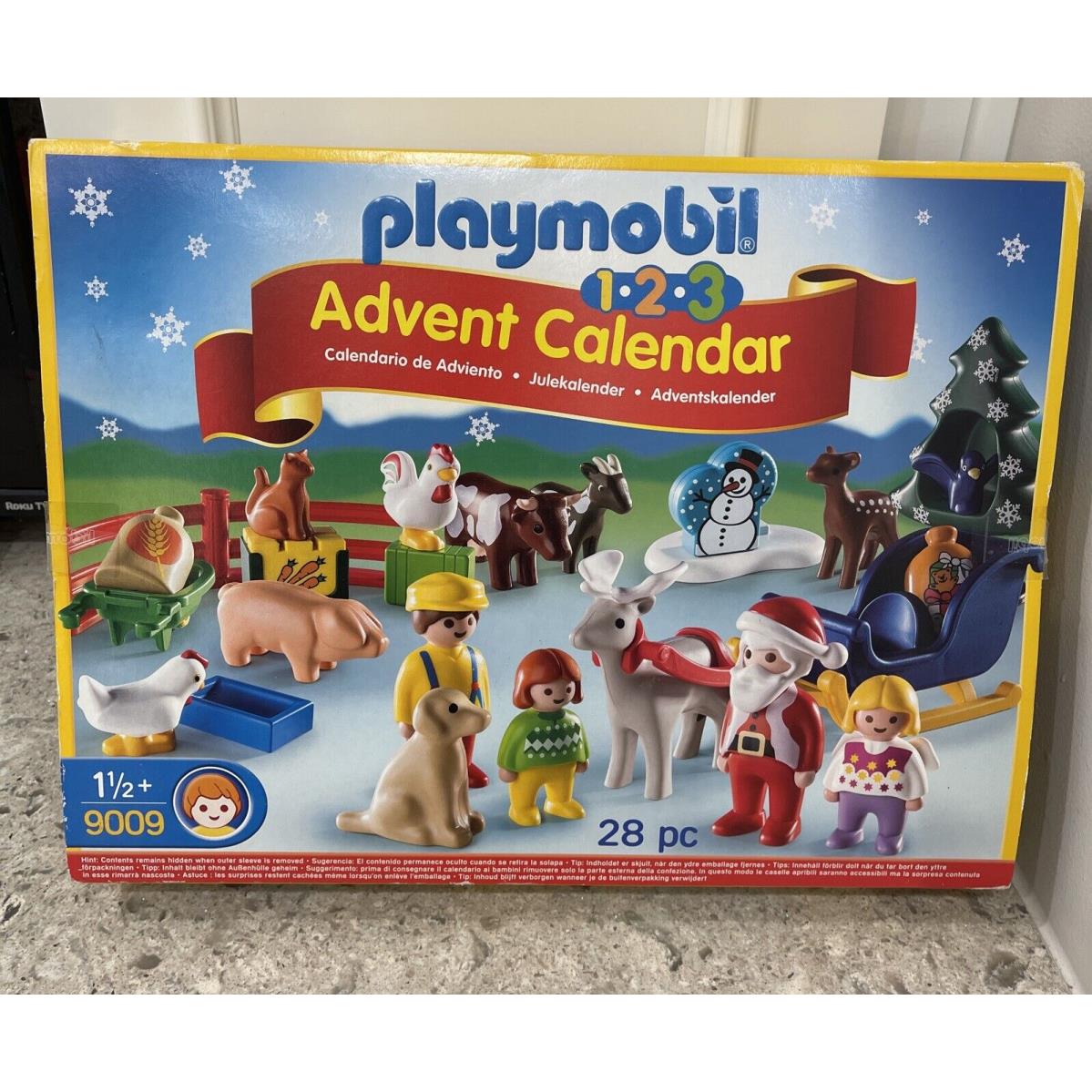 Playmobil 1.2.3 Advent Calendar - Christmas on The Farm 9009