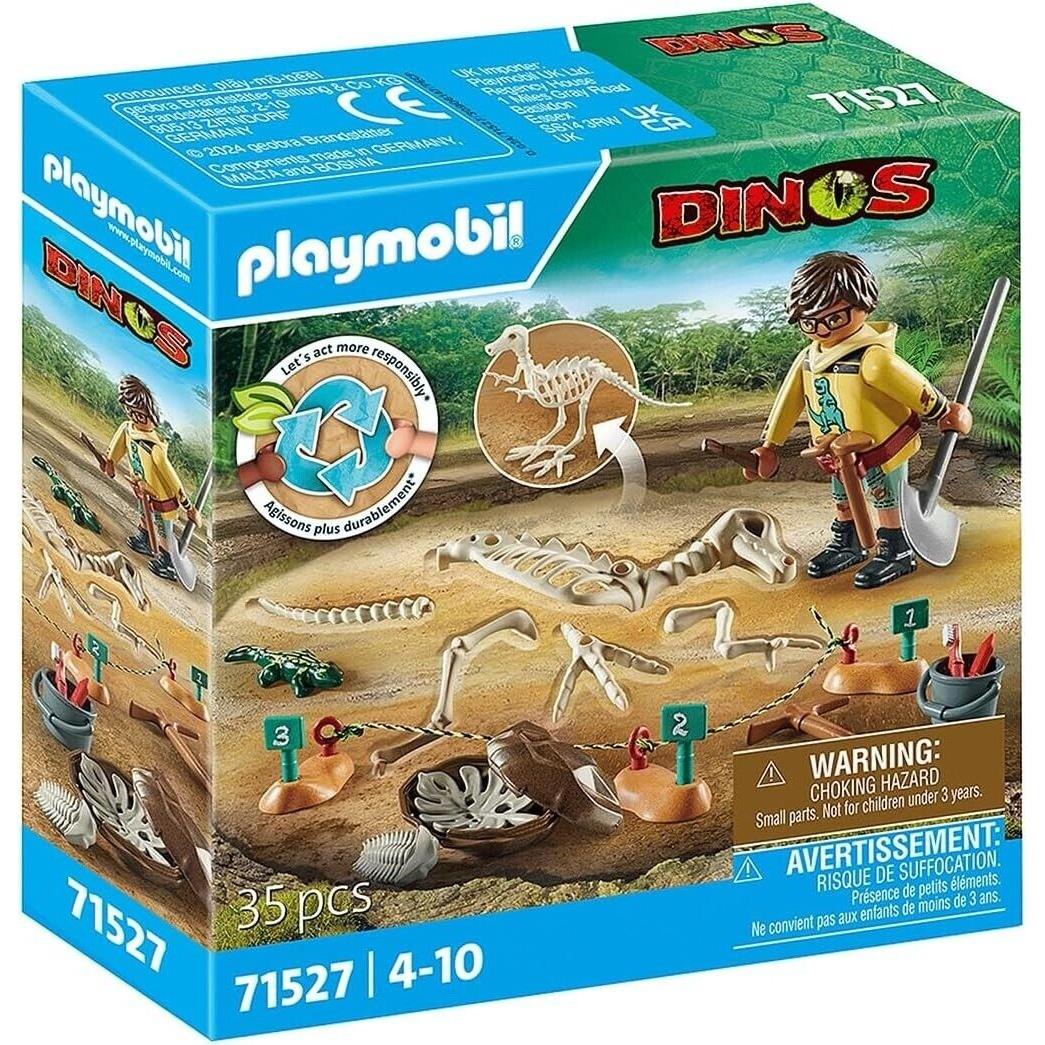 Playmobil 71527 Dinos: Archaeological Dig with Dinosaur Skeleton