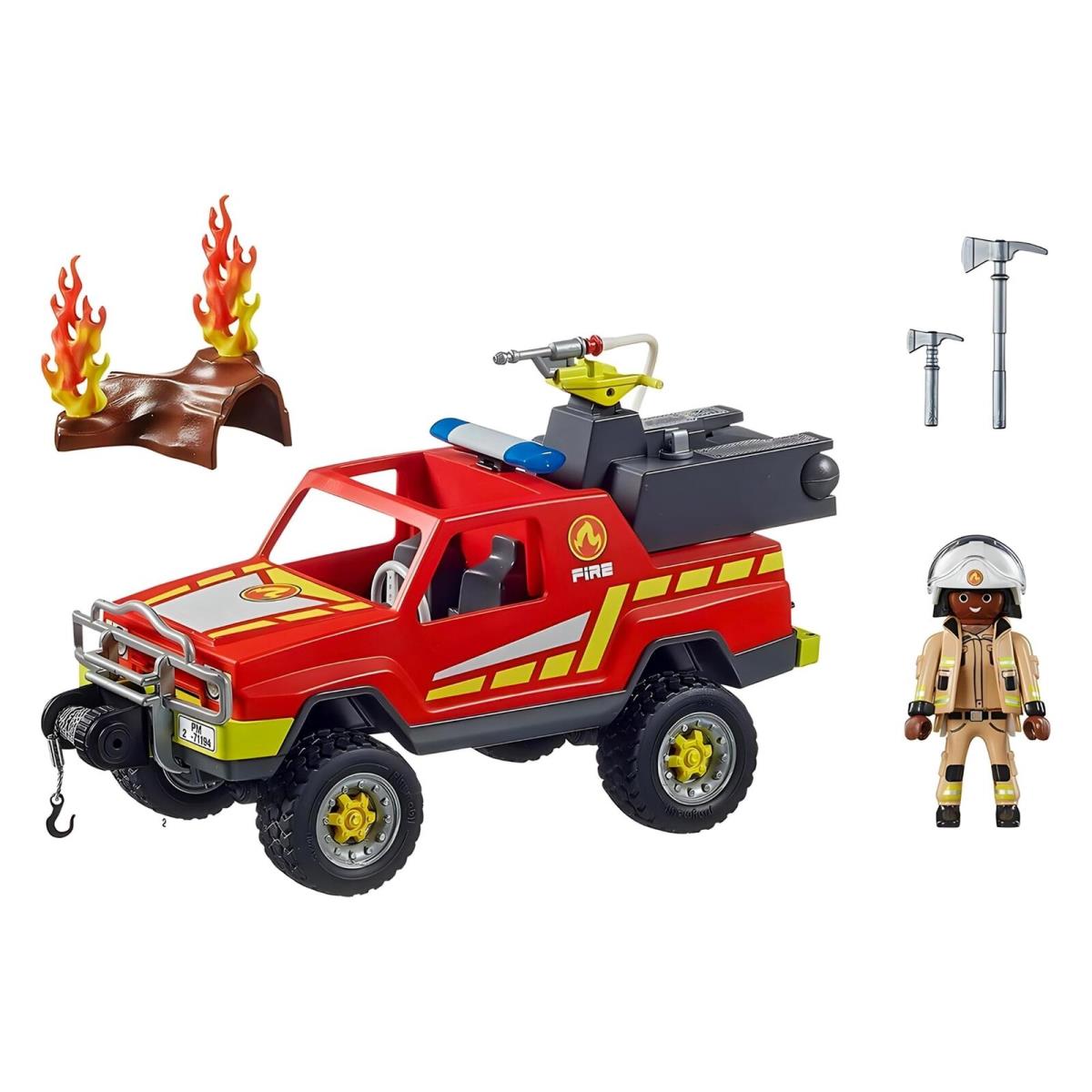 Playmobil 71194 Fire Rescue Truck Building Set