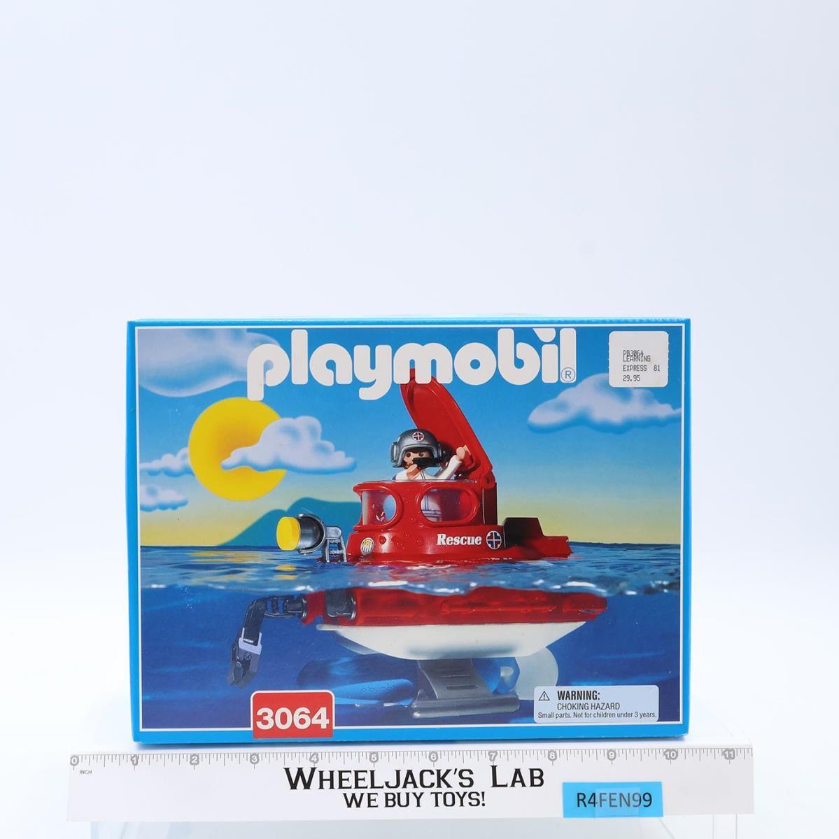 3064 Submarine Rescue Set 1999 Playmobil Vintage