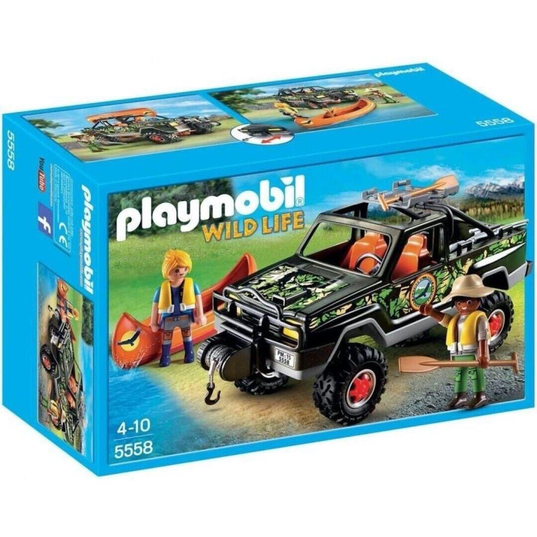 Playmobil 5558 Wild Life: Pick-up with Canoe