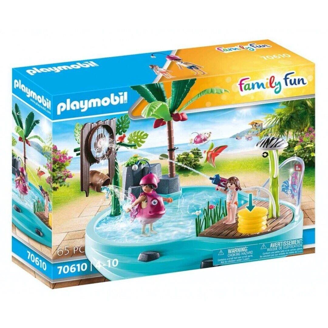 Playmobil 70610 Family Fun: Fun Pool with Splashing Water