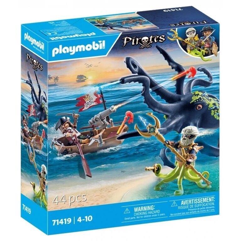 Playmobil 71419 Pirates: Battle Against The Giant Octopus