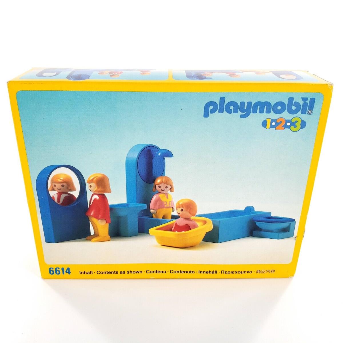 Vintage Playmobil 123 Bath Room Set 6614