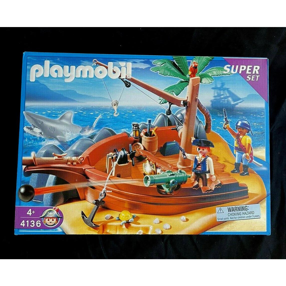 Playmobil 4136 - Pirate Island Superset - Mint Vintage Set From 2007