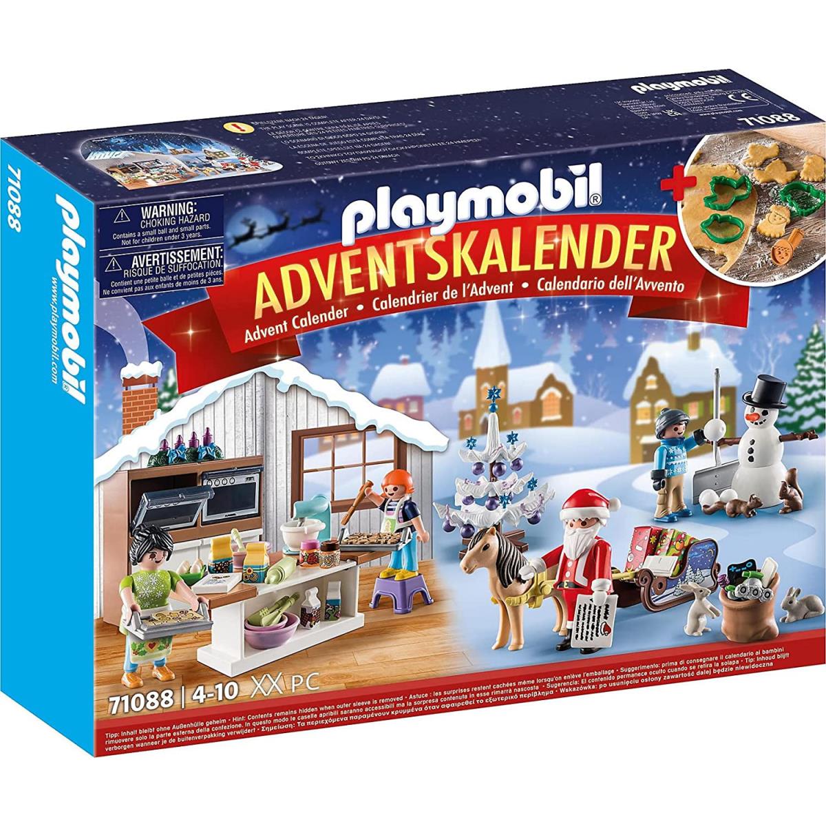 Playmobil Advent Calendar Christmas Baking Set with Fun Holiday Treats