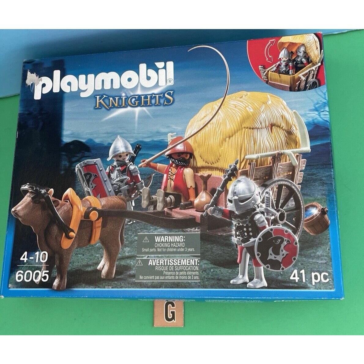 Playmobi Camouflage Hiding Place Haywagon 6005 Hawk Knights