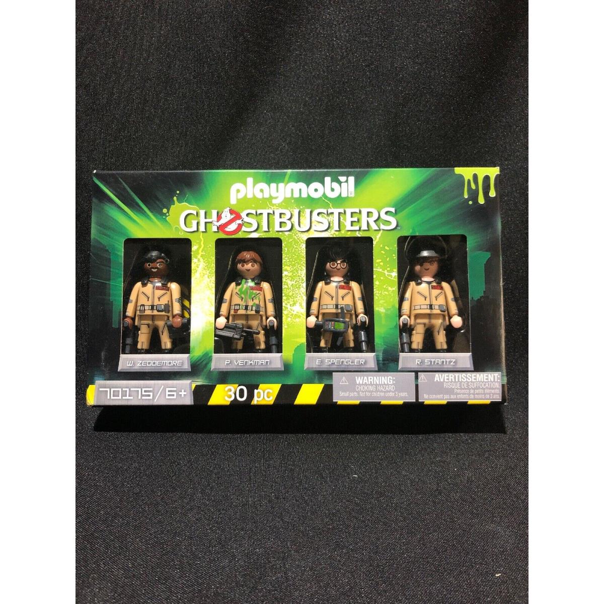 Playmobil 70175 Ghostbusters Set of 4 Stantz Spengler Venkman Zeddemore 2019 Nip