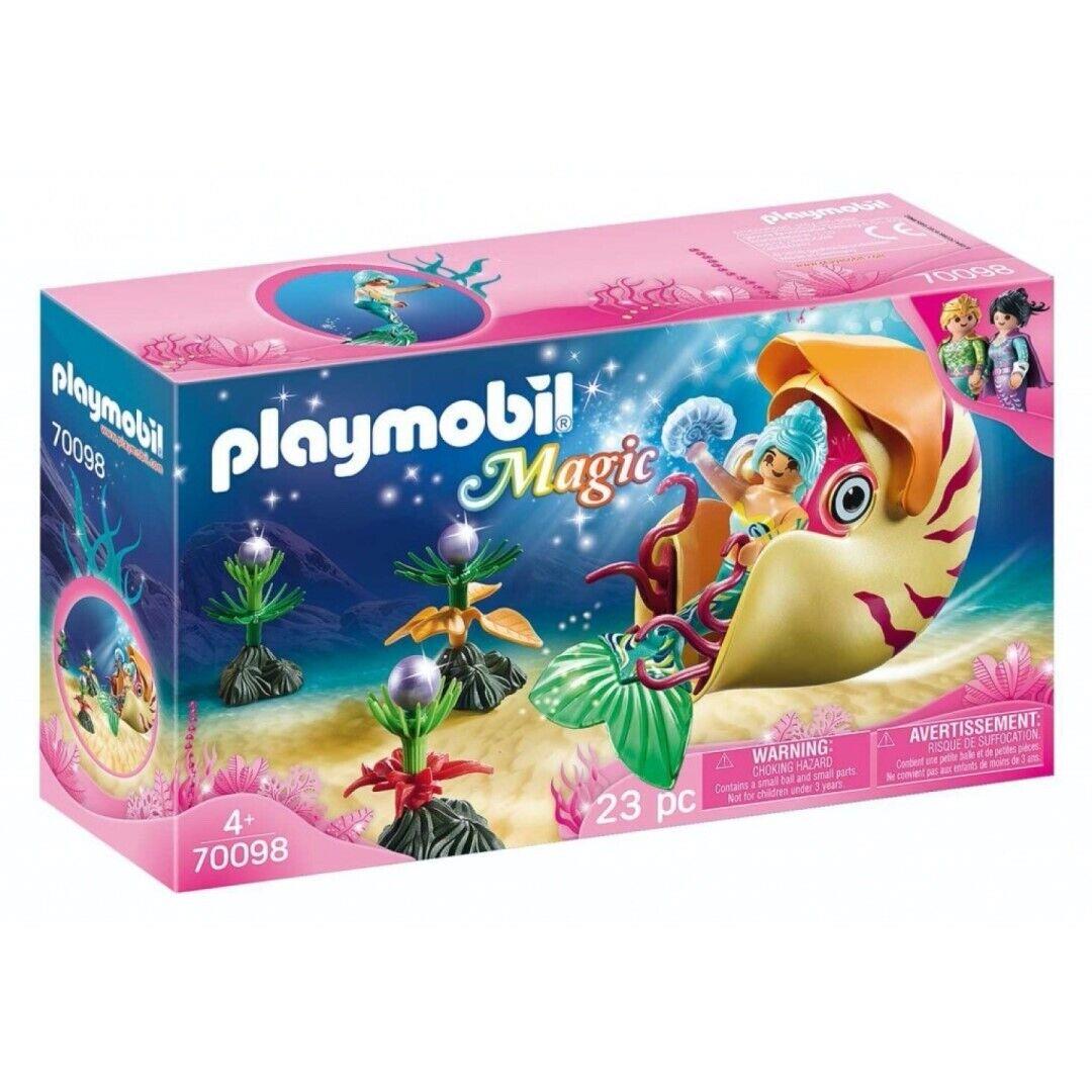 Playmobil 70098 Magic: Mermaid with Snail Gondola