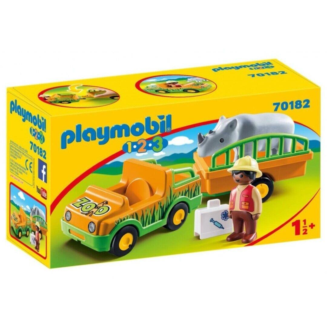 Playmobil 70182 Rhino Transport 1.2.3