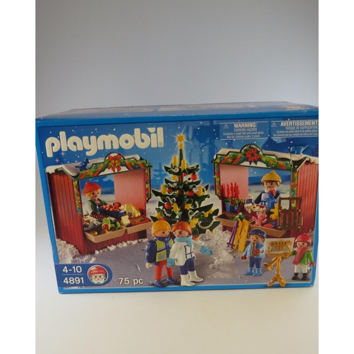 Playmobil Christmas Market Play Set No. 4891 Retired