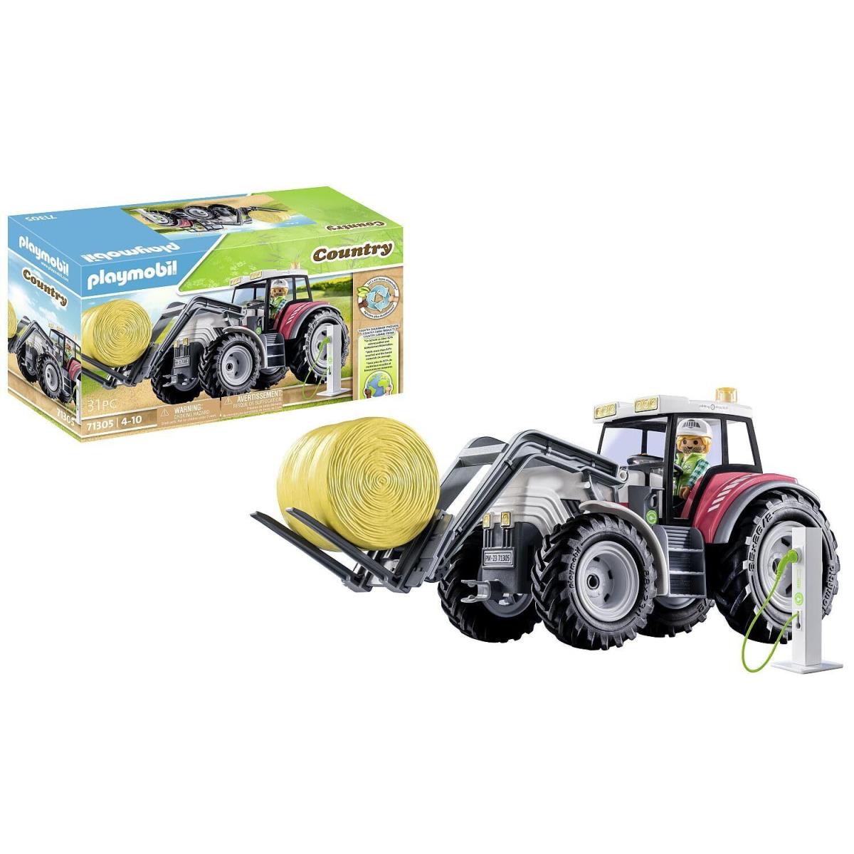 Playmobil 71305 Country Large Electric Tractor An Electric-powered Tractor with